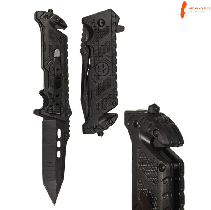 Räddningskniv med glaskross