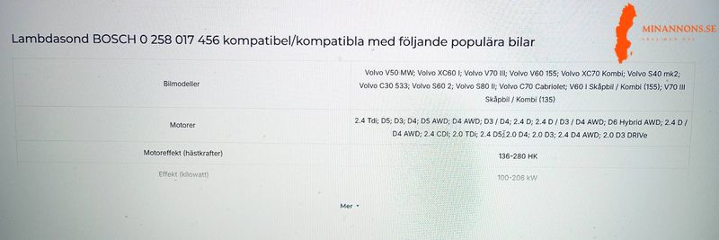 lambdardson-2-st-till-volvo