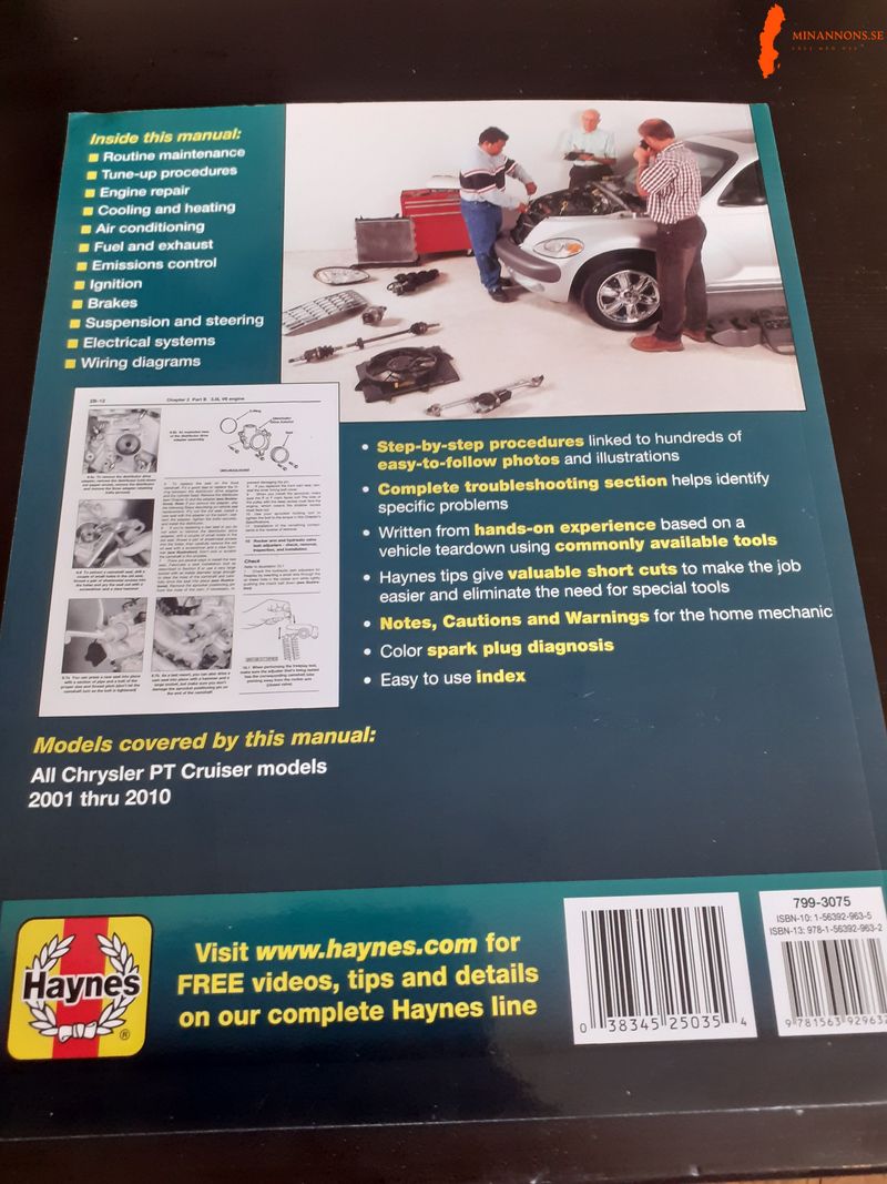 haynes-handbok-chrysler-pt-cruiser-2001-2010