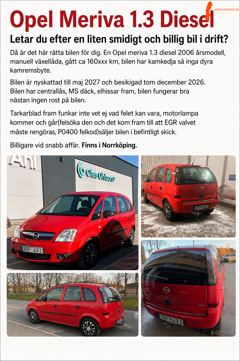 Opel OPEL MERIVA 1.3CDTI ESSE 1.3 CDTI FWD