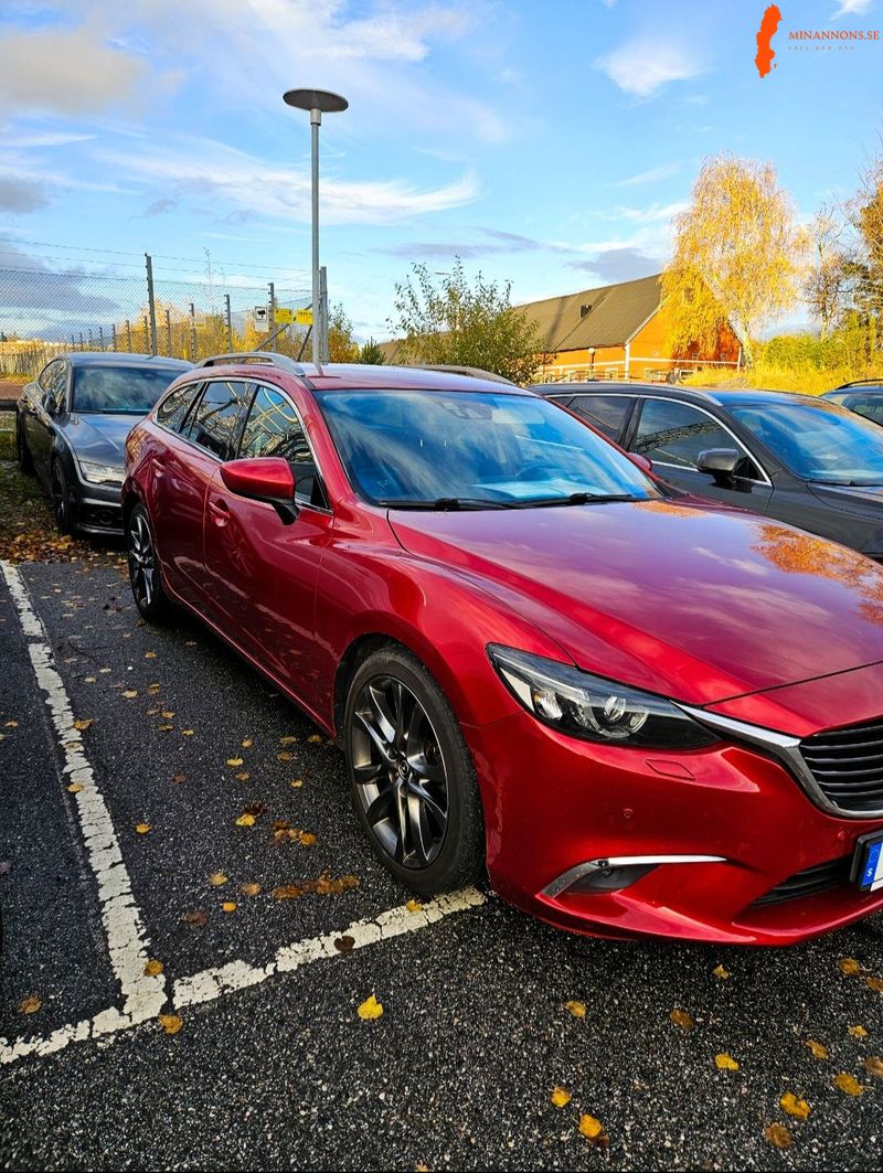 Mazda 6 Wagon 2.5 bensin SKYACTIV-G Automatisk 192h 2016 drag, sport B