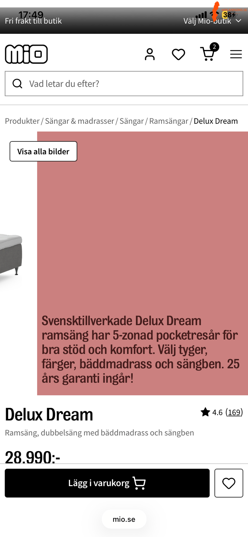 dream-delux-sang-fran-mio-saljes-billigt-pga-flytt