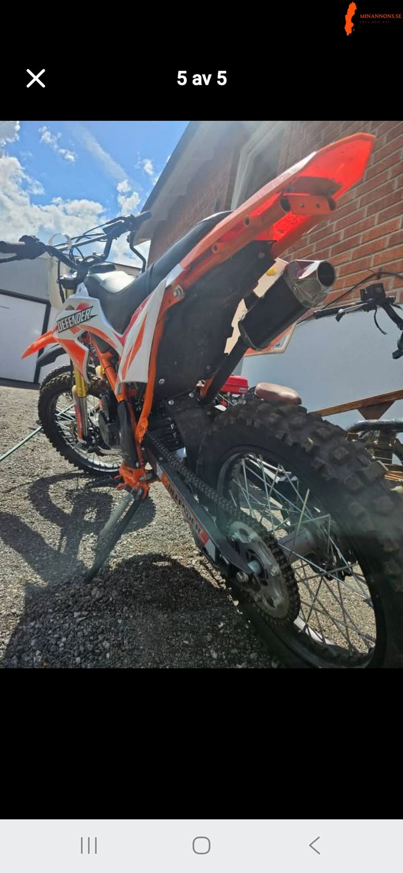 Defender 250cc 4 takt